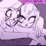 Episode-3: of Family Laces, a Hazbin Hotel fanfiction comic. The siblings make up with the cutest hug!