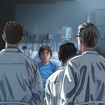 Episode-1: of A Million Pretty Pieces, a 9-1-1 fanfiction comic. Evan Buckley is in the hospital, when he spontaneously develops a tattoo that changes the course of his life...