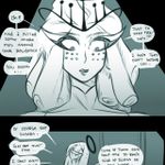 Episode-9: of Hell Is Not Forever, a Hazbin Hotel fanfiction comic. Sir pentius receive got a visit from sera.