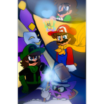 Episode-1: - Super Mario Brothers_Destruction of Dimentio_ Luigi's Nightmare of Super Mario Bros_Destruction of Dimentio, a Super Mario Bros fanfiction comic. After waking up from a nightmare, Luigi struggles with himself trying to explain to Mario about his dreams. Mario is worried for his brother because the change of moods of his behavior turns to Peach for advice. Later on they have a mission to travel to Sarasaland to investigate an attack. Next Episode 2_ The Invasion of Sarasaland.