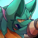 Episode-20: - True Friends of Halo on Fire, a Sonic the Hedgehog fanfiction comic. Nazo gets captured by the rather-frustrated Dirge after he was discovered hiding away at his old home. 
It seems there is no shortages of arguments as another one breaks out between Dirge and Scarington over the current situation, and what to do about it.