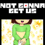 Episode-2: - Not gonna get us of Under Adventure Tale (before adventure), a Undertale fanfiction comic. Flashback about something that happened in the underground to Chara and Asriel, with the song Not Gonna Get Us by Tatu:
https://www.youtube.com/watch?v=0HL-N9oOjcs