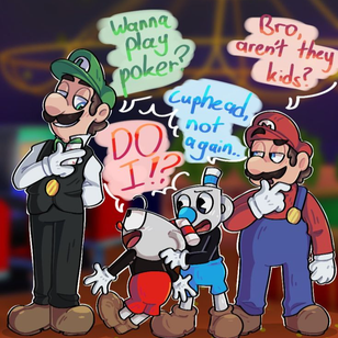 CupheadandMugmaninLuigisCasino