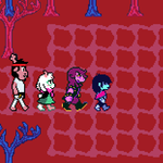 Episode-7: of Kris performs surgery, a Deltarune fanfiction comic. The gang encounters a "Warrior of Legends" and "Arcanist of Myths".