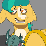 Episode-2: - Catching up of Dragon keeper misty, AU, a My Little Pony fanfiction comic. The ponies of Bridlewood Zephyr Heights, and maritime bay are all collaborating and are trying their best to defend themselves against opalines oncoming attack, The ponies have recently reinstated, cantor logic and are now using it as a sort of secret base /meeting place for their resistance group,Hitch is one of the leaders of this organization and he’s under a lot of stress. Zip comes in to help him out but he is persistent on doing it by himself..
