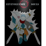 Episode-4: - Eeveevolution Souls / First Bell of Eeveevolution Souls, a Pokemon and Dark Souls fanfiction comic. Eevee has been kidnapped and a makeshift team goes in search to help him, however they realize that things are not going well for anyone. 
And it is revealed that the Eevee is the chosen one of the legend.