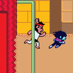Episode-45: - Episode 45 of Kris performs surgery, a Deltarune fanfiction comic. Kris and Rudy continuously find themselves at the mercy of Noelle's lethal cuteness.