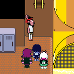 Episode-81: - Episode 81 of Kris performs surgery, a Deltarune fanfiction comic. The gang needs to get up a ladder.