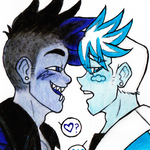 Episode-3: - Xenon x Boreas Stuff of Days X Nights, a Originals fanfiction comic. At some point Xenon is cured of his Voided-ness and brought back to life, getting together with Boreas <3