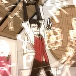 Episode-1: - Prologue: Forbidden Knowledge of Don't Starve: Survivors, a Don't Starve Together fanfiction comic. local scientist realizes his experiments are stupid and starts to talk with a radio.