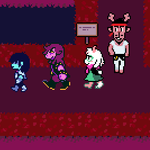 Episode-102: - Episode 102 of Kris performs surgery, a Deltarune fanfiction comic. Kris and gang are done talking with cancer and now make their way through the cemetery.