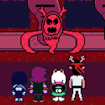 Episode-105: - Episode 105 of Kris performs surgery, a Deltarune fanfiction comic. Kris and friends take on the first puzzle... well, mostly Kris.