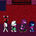 Episode-106: - Episode 106 of Kris performs surgery, a Deltarune fanfiction comic. The group discovers why there was a crow on the gate doors.