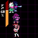 Episode-116: - Episode 116 of Kris performs surgery, a Deltarune fanfiction comic. Kris' plan to act scared seems to be working out at first until the gang ends up fumbling it at the finish line.