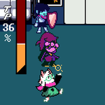 Episode-141: - Episode 141 of Kris performs surgery, a Deltarune fanfiction comic. The gang battle their way through the train.