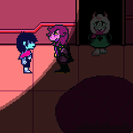 Episode-156: of Kris performs surgery, a Deltarune fanfiction comic. The gang talks plushies, colors and secret experiments.