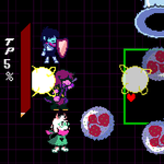 Episode-167: - Episode 167 of Kris performs surgery, a Deltarune fanfiction comic. The gang continues to argue with a rather stubborn immune system, when suddenly a familiar face shows up again.