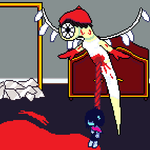 Episode-191: - Episode 191 of Kris performs surgery, a Deltarune fanfiction comic. Despite being tied up at the moment, Kris still tries to help.