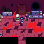 Episode-196: - Episode 196 of Kris performs surgery, a Deltarune fanfiction comic. The gang finally exit Peris' former home.