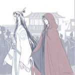 Episode-2: - Arc 2 of House of Gentians, a Grandmaster of Demonic Cultivation and Mo Dao Zu Shi fanfiction comic. A whole month has passed since the day Wei Wuxian married Lan Wangji and stepped into his house-prison.
Not allowed to do anything but eat, sleep, walk around and stare at the walls, Wei Wuxian's spirit is slowly starting to break.
Lan Wangji, who wishes to see the cheerful Wei Ying of old days, tries to cheer him up by secretly sneaking him out of the Cloud Recesses. However, in doing so he breaks the pact he made with the cultivation world, risking his honor, the honor of his clan, and maybe even their lives.
Will they be able to do it without getting caught?

(Note: this was made in 2022, and is the first time the story turns into a real comic format.)