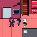 Episode-198: - Episode 198 of Kris performs surgery, a Deltarune fanfiction comic. Kris is climbing up in the Dark World.