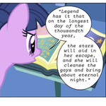 Episode-2: - The Library of Friendship is LGBTQ+, a My Little Pony fanfiction comic. While avoiding a birthday party, Twilight tries to keep the Homophobic Queen's return a secret from her mentor. Spike, on the other hoof, has different ideas....