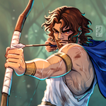 Episode-1: - Odysseus Fanart of Epic The musical Fanarts // Eriseart, a Epic the Musical and Greek mythology fanfiction comic. First fan art of Ody