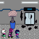Episode-222: - Episode 222 of Kris performs surgery, a Deltarune fanfiction comic. The gang take a look inside Carci's room.