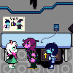 Episode-223: - Episode 223 of Kris performs surgery, a Deltarune fanfiction comic. 