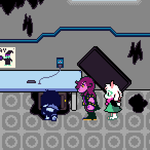 Episode-224: - Episode 224 of Kris performs surgery, a Deltarune fanfiction comic. The gang find a key of some kind, but not the kind of key they wanted.