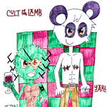 Episode-3: - Chapter 3 of Cult of the Lamb: Resident Evil - Volume 1: Leshy and Yarlen, a Cult of the Lamb, Resident Evil and Don't Starve Together fanfiction comic. While on a picnic with his wife Yellow Cat (Emily) and their children in Darkwood, the site of his temple, Leshy witnesses a member of the Old Faith being eaten by a mysterious monster - a zombie.
He successfully kills all the zombies and tries to return home, but Emily and her children have disappeared, so he rises up to rescue them, meeting up with Yarlen who's looking for Jalala and Rinor, Haro the 2nd Green Crown Bearer, Ratau and the others along the way.