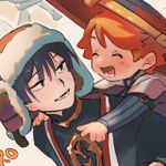 Episode-3: - big bro scara's hat of Teucer and Scaramouche, a Genshin Impact fanfiction comic. (Illustration) Scara and Teucer trade hats.