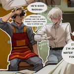 Episode-13: - A Visit to Narcissa of Grimmauld Roommates AU, a Harry Potter fanfiction comic. She clocks Draco, absolutely.