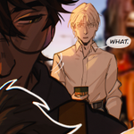 Episode-14: - Who Knows What Could Have Been of Grimmauld Roommates AU, a Harry Potter fanfiction comic. Harry shares certain information. They shake hands. The usual🥹