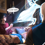 Episode-16: - One Day We’ll Know of Grimmauld Roommates AU, a Harry Potter fanfiction comic. Oh the patronus trope…