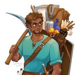 Episode-1: - Steve? Steve! of MINECRAFT: My World - ACT I, a Minecraft fanfiction comic. A collage of some of Steve's adventures and doings.
