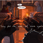 Episode-26: - Illusory Freedom of Grimmauld Roommates AU, a Harry Potter fanfiction comic. Because Draco cares and doesn’t even hide it all that well🥹