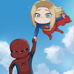 Episode-3: - JEALOUS EX of SuperSpider Vines, a Spider-Man, Supergirl, Marvel and DC fanfiction comic. Supergirl & Spider-man relaxing at the beach. They ran into someone interesting