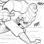 Episode-3: - Cauterize of Rise of The Ronin, a Teenage Mutant Ninja Turtles fanfiction comic. Leo tries to patch himself up.