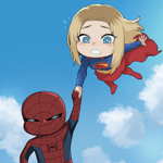 Episode-3: - Una ex of Super Spider (versión en español), a Supergirl and Spider-Man fanfiction comic. Supergirl y Spiderman se relajan en la playa y Spiderman ve a una antigua conocida