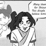 Episode-1: - First time flying with shifu of Mass Transmigration (Side gags), a The Scum Villain's Self-Saving System fanfiction comic. LBG gets to experience flying with his shizun + unfortunate trio