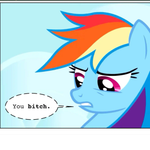 Episode-4: - Meeting Rainbow Dash of Friendship is LGBTQ+, a My Little Pony fanfiction comic. Twilight and Spike continue on their list that the Princess gave them. Next on the list is weather, but they soon find the sky still isn't clear for tonight. They find the multicolor pony responsible.