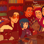 Episode-1: - The beginning. of Everyone is happy AU, a Arcane and League Of Legends fanfiction comic. Cait’s friends.