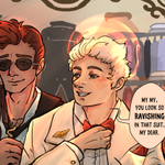 Episode-1: - Part 1/3 of IN THE BLINK OF THE EYE, a Good Omens fanfiction comic. 