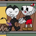 Episode-5: - 5 of A tour of Inkwell, a Bendy And The Ink Machine and Cuphead fanfiction comic. More debtors :D