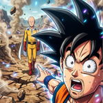 Episode-1: - Saitamna roasted Goku 💀 of The Intro was longer 😂, a Dragon Ball Z and One Punch Man fanfiction comic. 