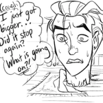 Episode-4: - Begging of Giant Pietro AU- What's Happening, a X-Men and Marvel fanfiction comic. Pietro pleads for Wanda to fix this