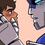 Episode-4: - Confession? of All We Have, a Transformers fanfiction comic. ‘Almost’ kissing the homies goodbye