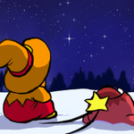 Episode-1: - Strange Visitor of Reflection of a Star Warrior, a Kirby and Original fanfiction comic. It's a quiet night on Planet Permafrost...until a strange ship flies in and crash lands on its surface. The inhabitants are quiet curious about this new visitor...are they friendly? Hostile? There's only one way to find out.