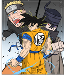 Episode-2: - Naruto & Sasuke vs Goku part II of Naruto and sasuke vs Goku, a Dragon Ball Z and Naruto fanfiction comic. insane battles, unexpected twists, powerful transformations, and moments that will leave you asking, “WHO’S REALLY THE STRONGEST?” 👀🔥